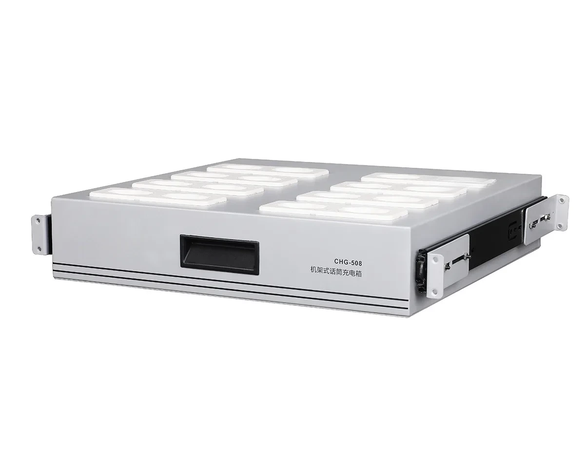 CHG-518 16-Slot Rack Charging Station — charging station for classroom, lecture and institutional audio systems. thumbnail 1
