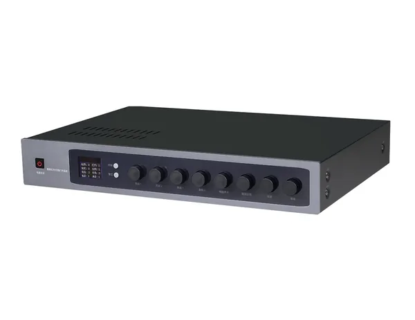 DW-306 Four-Zone Infrared Wireless Microphone Amplifier — infrared amplifier for classroom, lecture and institutional audio systems.