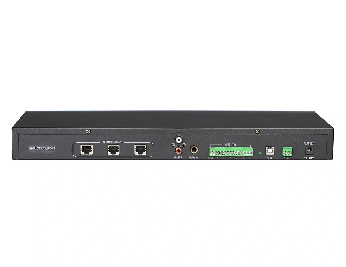 IR-601 Six-Channel Infrared Receiver — infrared receiver for classroom, lecture and institutional audio systems. thumbnail 2