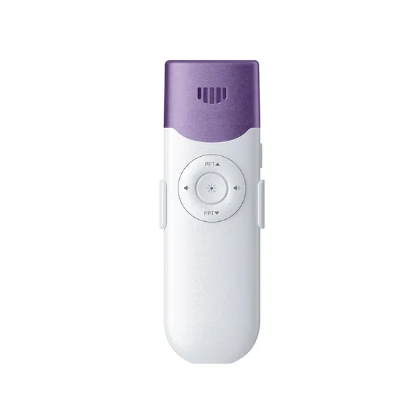 IR-630H infrared microphone shown in handheld and neck-worn pendant modes with USB-C charging.