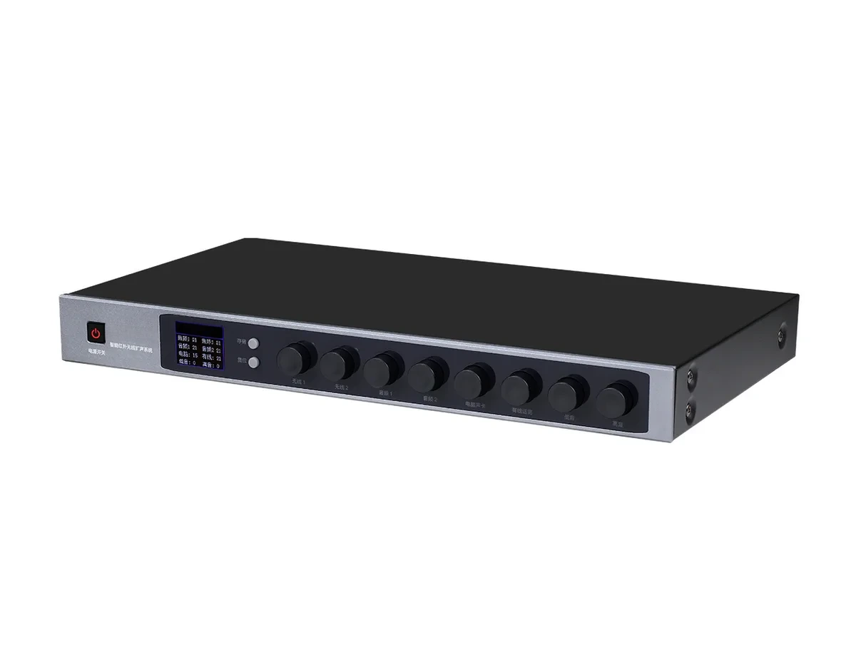 IR-901 Three-Channel Infrared Receiver — infrared receiver for classroom, lecture and institutional audio systems. thumbnail 1
